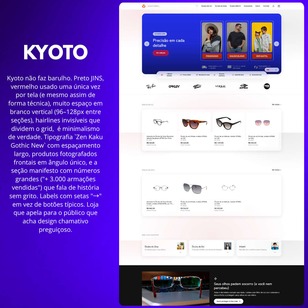 Preview do template Kyoto